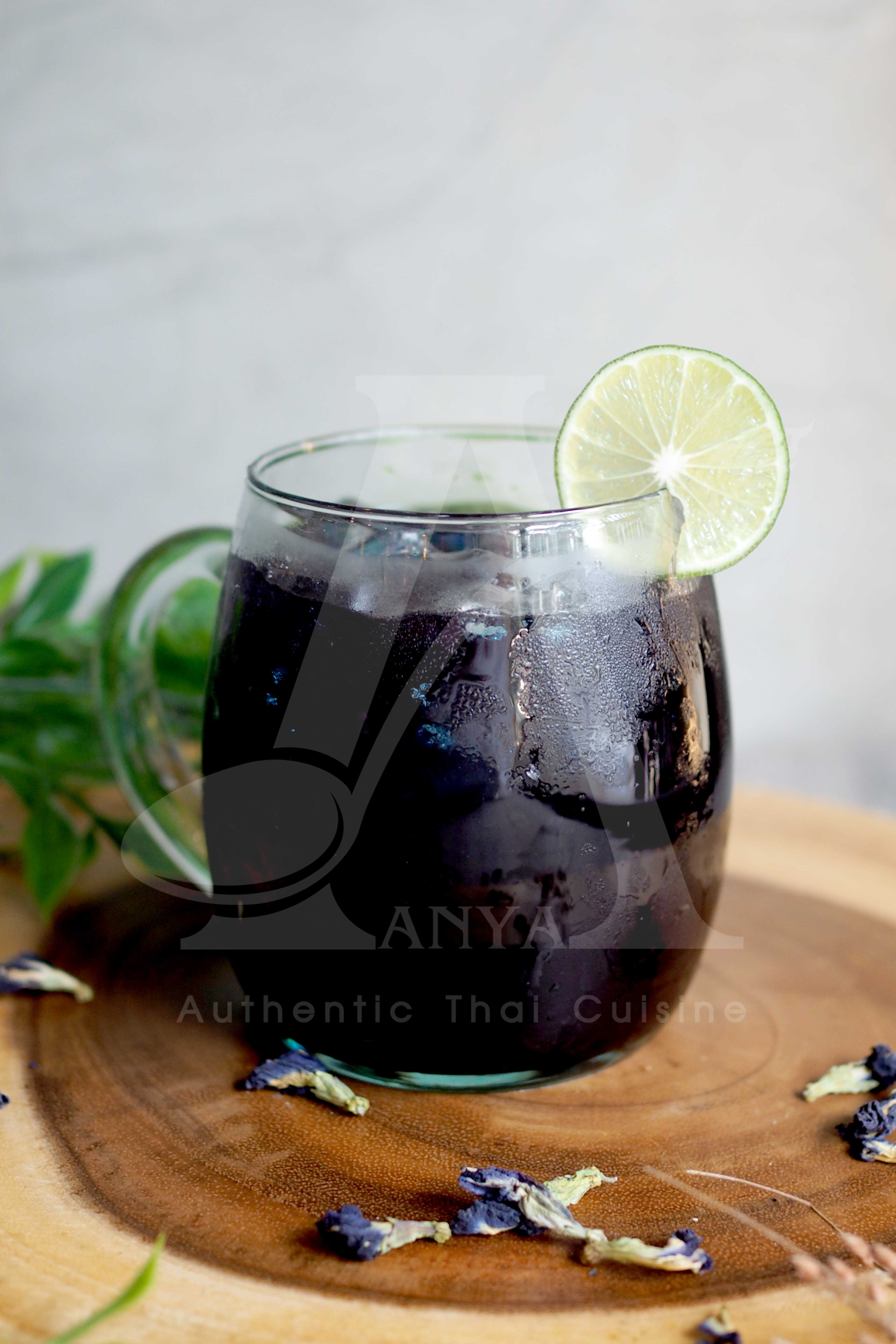 Butterfly Pea And Lime Juice